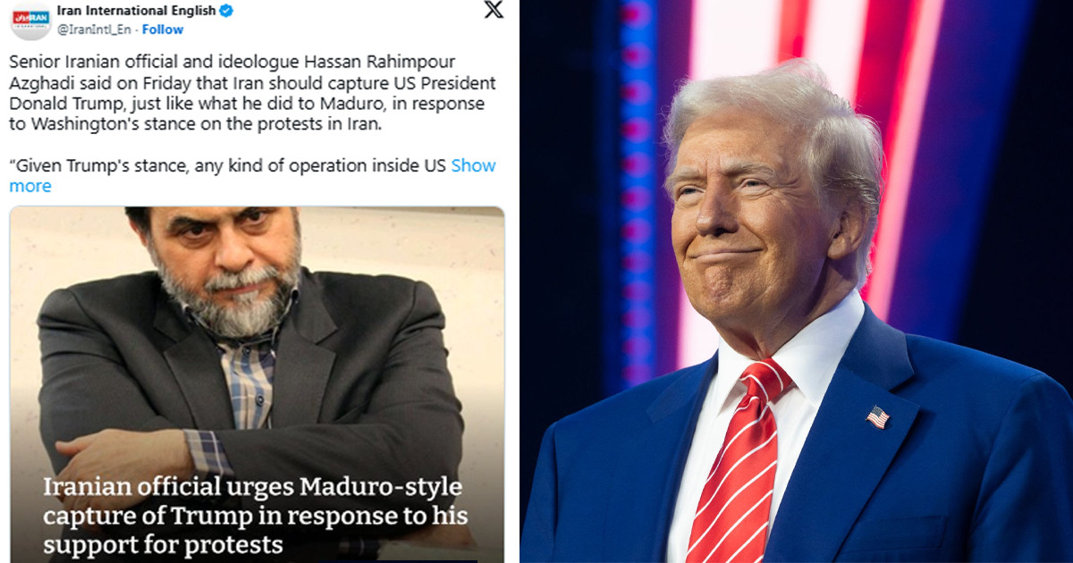 মাদুরোর মতো ট্রাম্পকে আটক করা উচিত: ইরানের থিঙ্কট্যাংক