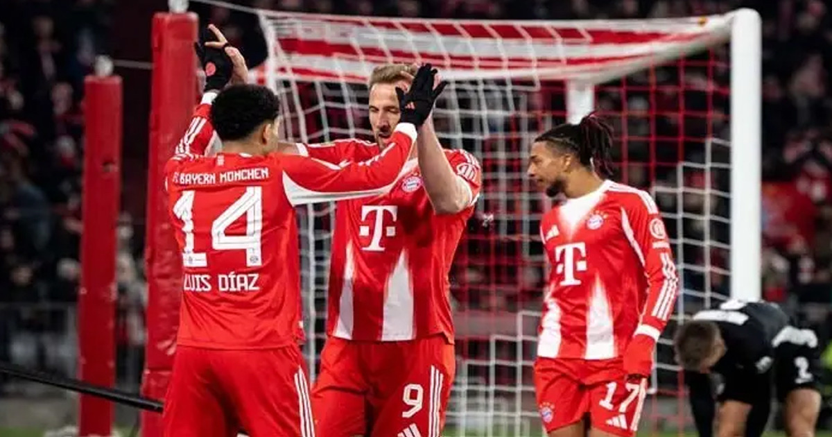 প্রতিপক্ষকে গোল বন্যায় ভাসালো বায়ার্ন মিউনিখ