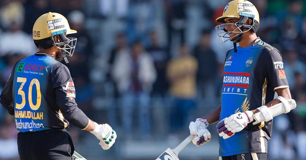 ব্যাটিং ব্যর্থতায় ১১৪ রানে অলআউট রংপুর