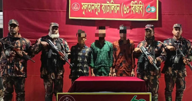 সীমান্ত এলাকা থেকে ধরা পড়লো হত্যা মামলার তিন আসামি