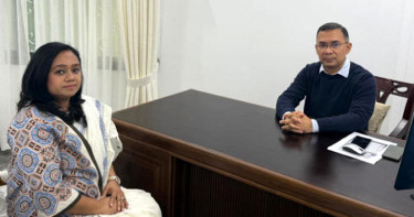 তারেক রহমানের সঙ্গে বৈঠক করলেন সানজিদা তুলি