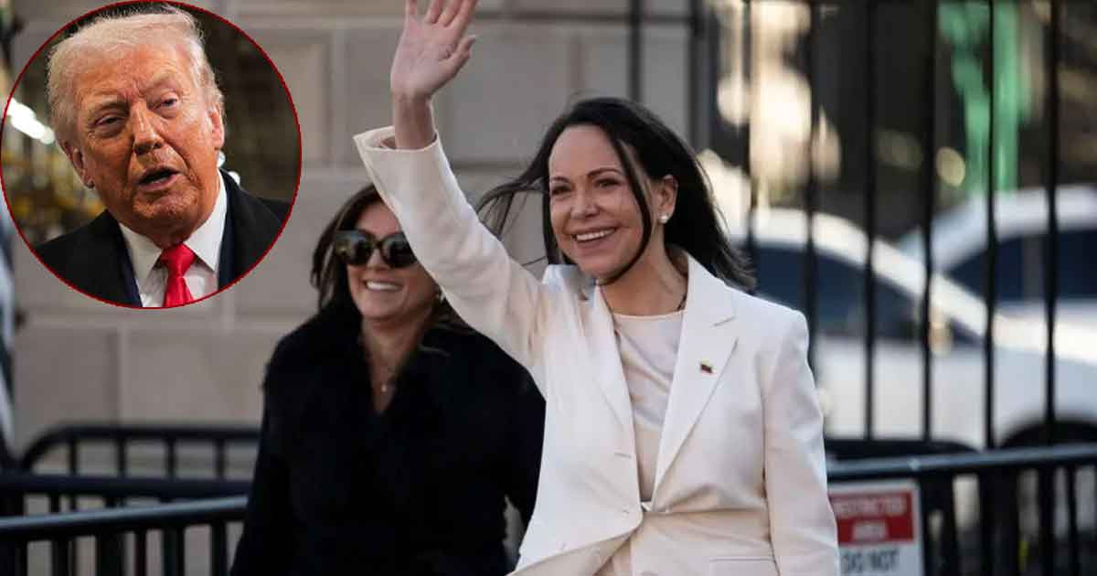 ট্রাম্পকে নিজের নোবেল পুরস্কারের মেডেল উপহার মাচাদোর