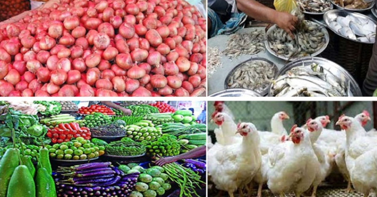 সবজি-পেঁয়াজের দামে স্বস্তি, দাম চড়া মুরগির