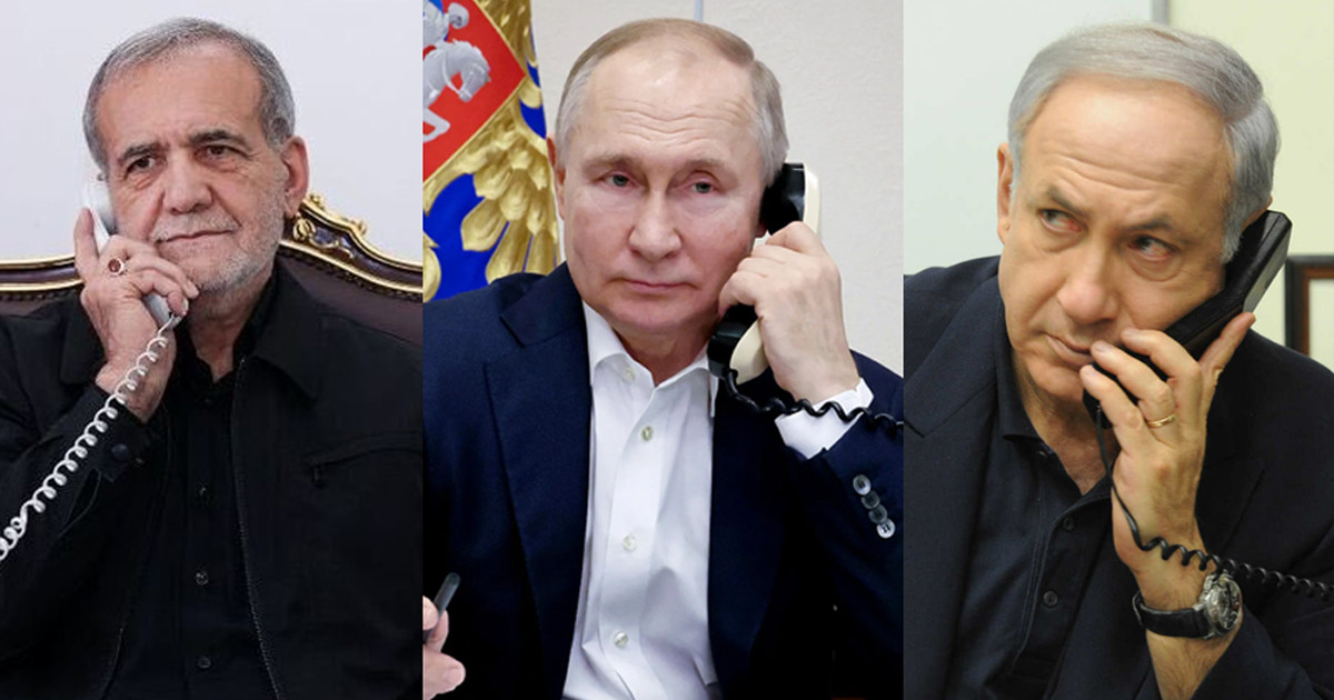 ইরান-ইসরায়েলের নেতাদের পুতিনের ফোন, যেসব কথা হলো