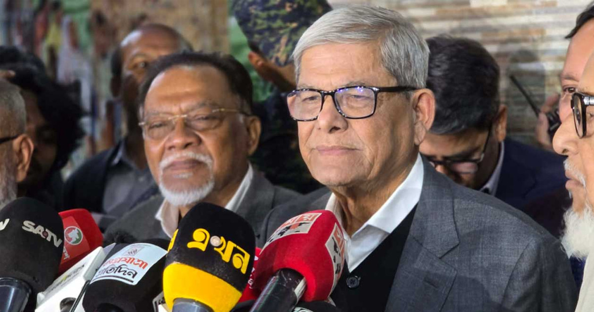 নির্বাচন কমিশন পক্ষপাতিত্ব করছে: মির্জা ফখরুল