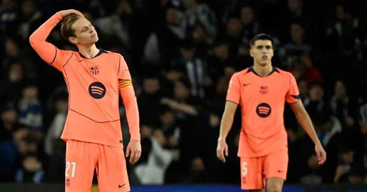 বার্সার ১১ ম্যাচের জয়রথ থামিয়ে দিল সোসিয়েদাদ