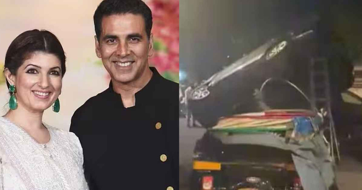 সড়ক দুর্ঘটনার কবলে অক্ষয় কুমার, উল্টে গেল গাড়ি