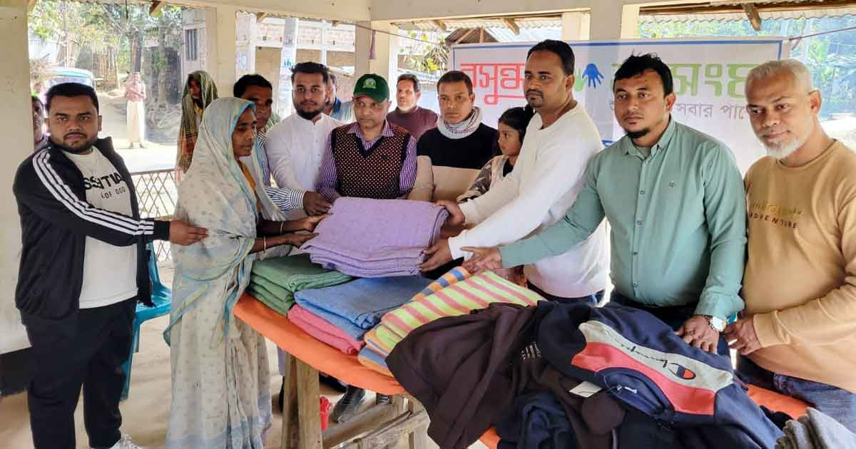 কুলাউড়ায় দেড় শতাধিক সুবিধা-বঞ্চিতরা পেল শুভসংঘের উপহার