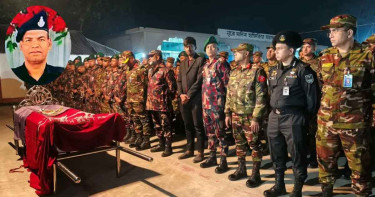 নিজ গ্রামে চিরনিদ্রায় শায়িত সেই র‍্যাব কর্মকর্তা