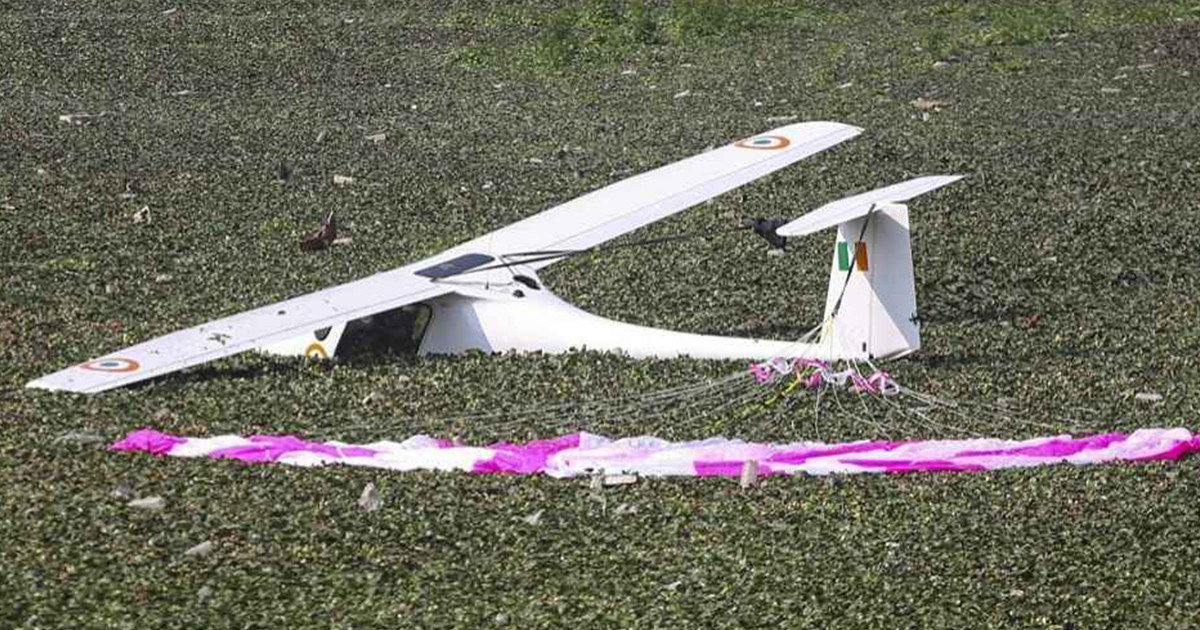 ভারতীয় প্রশিক্ষণ বিমান বিধ্বস্ত