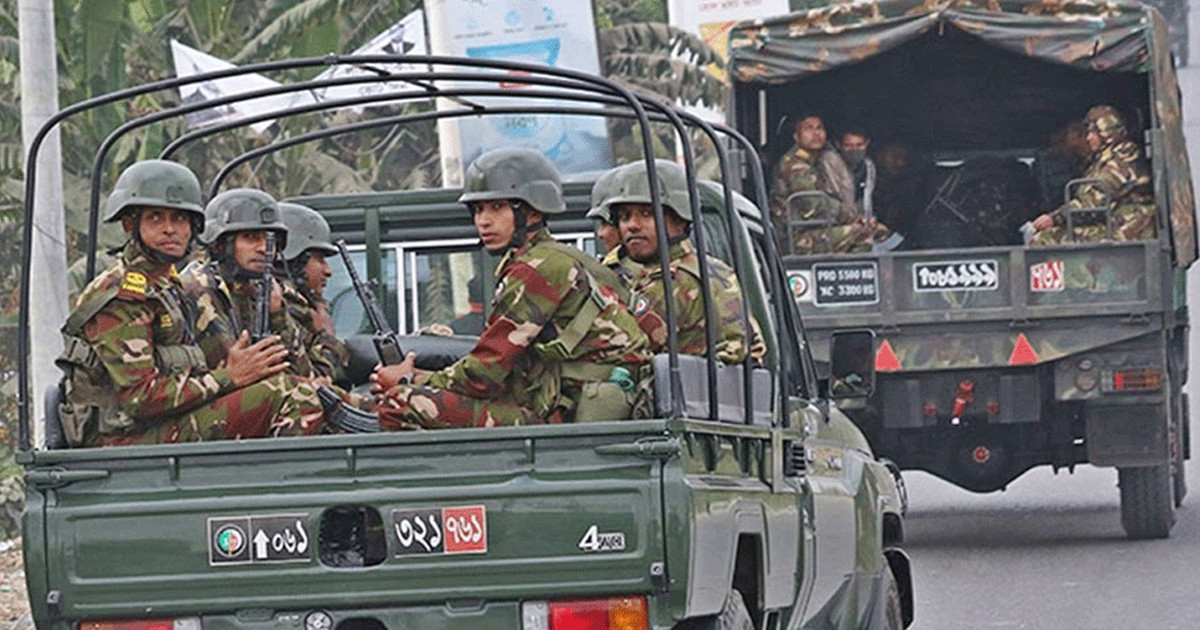 নির্বাচনের আগে-পরে ১২ দিন মাঠে থাকবে যৌথবাহিনী