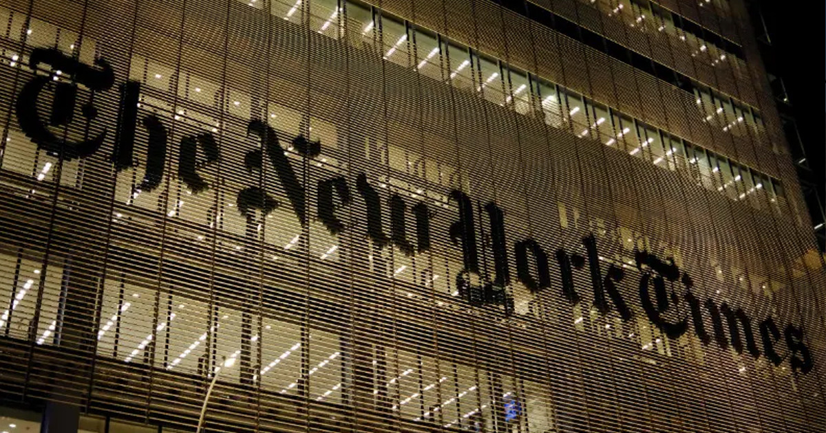 নিউইয়র্ক টাইমসের বিরুদ্ধে মামলা করবেন ট্রাম্প