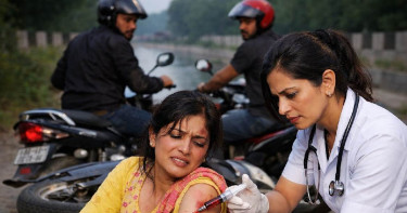 প্রেম ভাঙার পর প্রেমিকের স্ত্রীকে এইচআইভি ইঞ্জেকশন দিলেন তরুনী