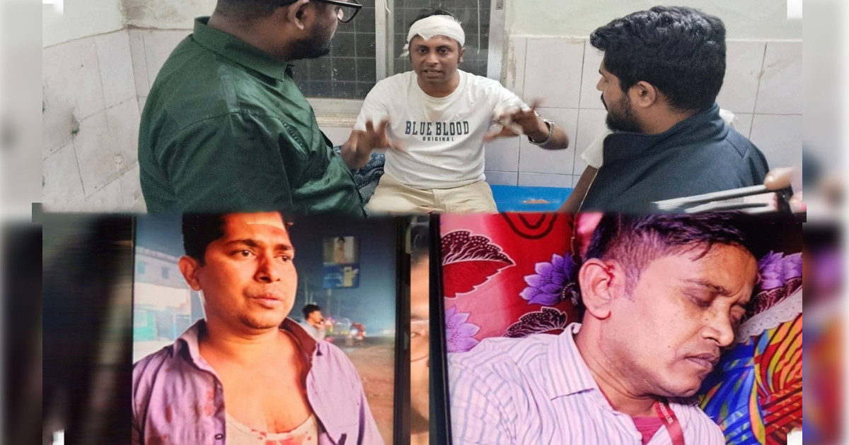 ক্র্যাবের গাড়িতে সন্ত্রাসী হামলা, ১২ সাংবাদিক আহত