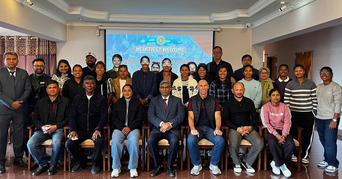 কাঠমান্ডু দূতাবাসে বাংলাদেশ নারী ক্রিকেট দলকে সংবর্ধনা