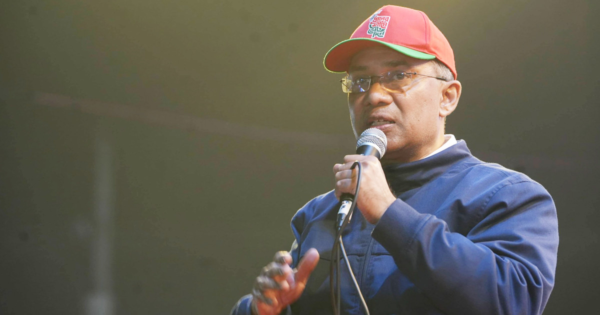 গাজীপুর ও উত্তরায় তারেক রহমানের নির্বাচনী জনসভা আজ