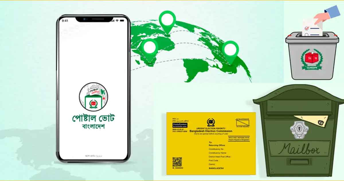 সাত লাখ ৬৬ হাজার প্রবাসীর গন্তব্যের দেশে পৌঁছেছে পোস্টাল ব্যালট