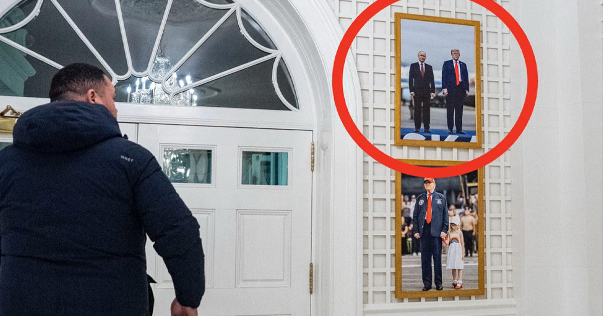 পুতিনের ছবি হোয়াইট হাউসে টাঙালেন ট্রাম্প