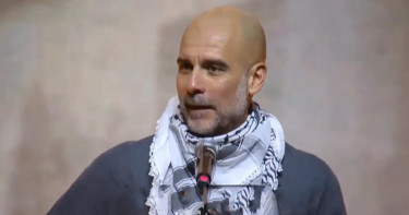 বার্সেলোনায় ফিলিস্তিনপন্থী বক্তব্য পেপ গার্দিওলার, তুলে ধরলেন শিশুদের দুর্দশার কথা