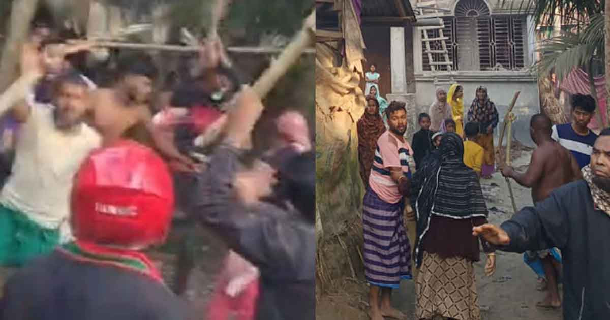 দুই গ্রুপের সংঘর্ষে রণক্ষেত্র ভোলা, আহত ১৫