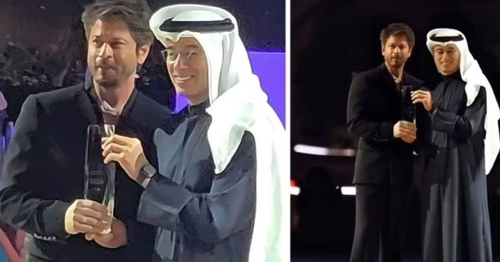 দুবাইয়ে ‘গ্লোবাল স্টাইল আইকন’ পেয়ে নজর কাড়লেন শাহরুখ খান