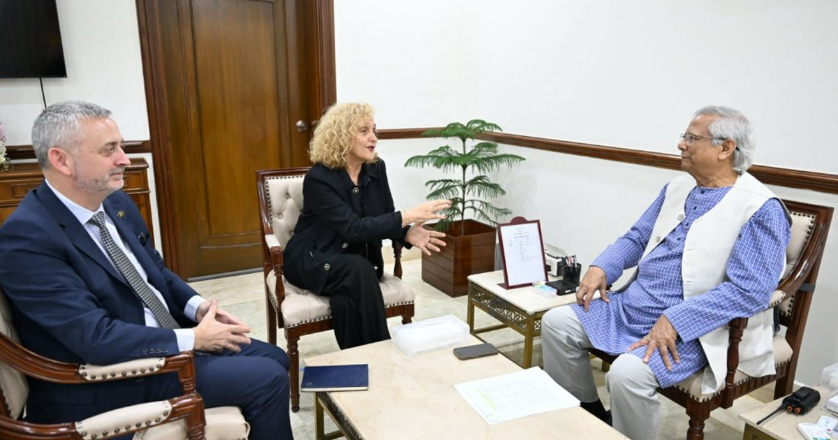 নির্বাচনী প্রচারণার সামগ্রিক চিত্র খুবই ইতিবাচক, ইইউ প্রতিনিধিকে ড. ইউনূস