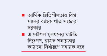 দুর্বল ব্যাংকগুলোকে তহবিল দিতে কড়াকড়ি আইএমএফের