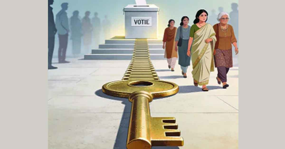 নারী ভোটারদের হাতেই মসনদের চাবি