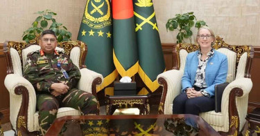 সেনাপ্রধানের সঙ্গে ব্রিটিশ হাই কমিশনারের সৌজন্য সাক্ষাৎ