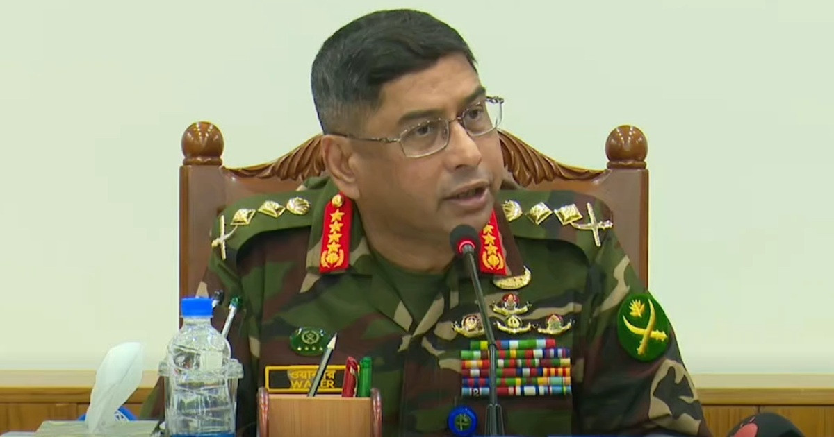 নির্বাচন না হওয়ার কোনো সুযোগ নেই: সেনাপ্রধান