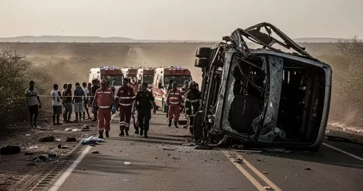 ভয়াবহ বাস দুর্ঘটনায় নারী-শিশুসহ নিহত ১৬