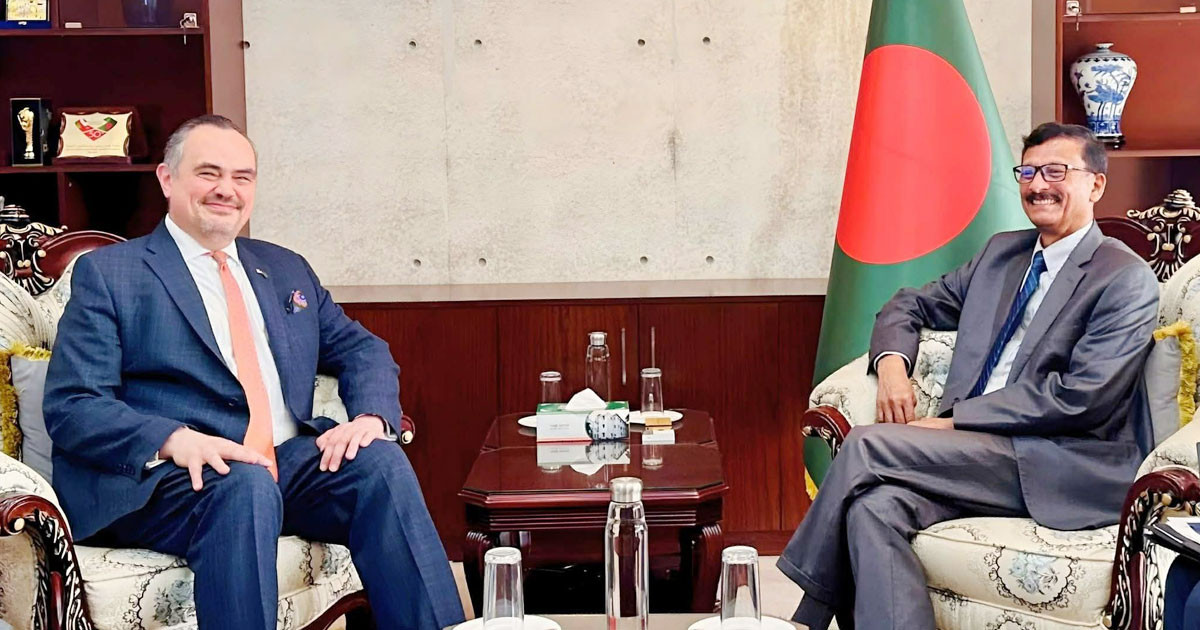 পররাষ্ট্র উপদেষ্টার সঙ্গে মার্কিন রাষ্ট্রদূতের সাক্ষাৎ