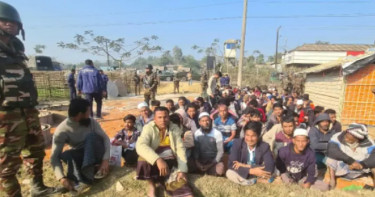 যৌথ বাহিনীর বিশেষ অভিযানে এক হাজার রোহিঙ্গা আটক