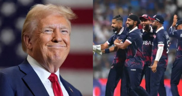 এইমাত্র শুনলাম ভারতে ক্রিকেট বিশ্বকাপ চলছে: ট্রাম্প