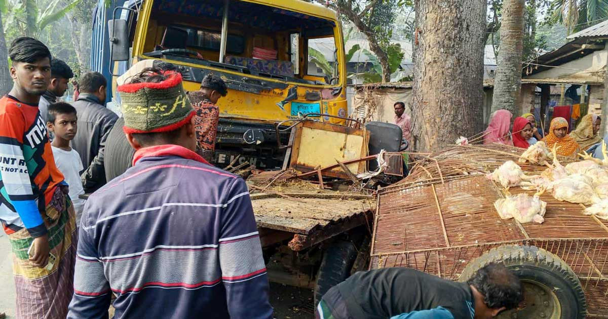 রাজশাহীর পুঠিয়ায় ট্রাক-ভটভটি সংঘর্ষ, নিহত ২