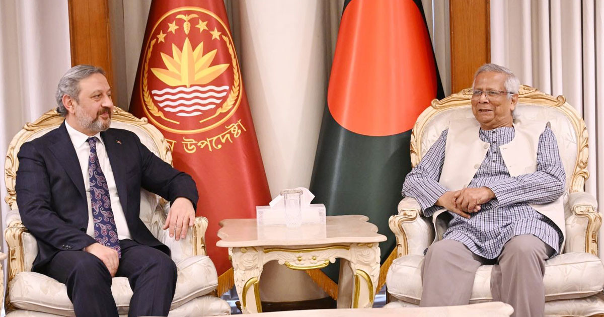 প্রধান উপদেষ্টার সঙ্গে তুরস্কের নির্বাচন পর্যবেক্ষক দলের সৌজন্য সাক্ষাৎ