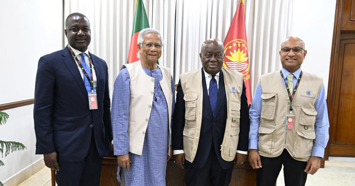 প্রধান উপদেষ্টার সঙ্গে কমনওয়েলথ নির্বাচন পর্যবেক্ষক দলের সৌজন্য সাক্ষাৎ