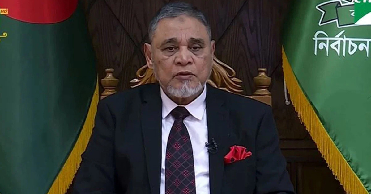 বুধবার জাতির উদ্দেশে ভাষণ দেবেন সিইসি