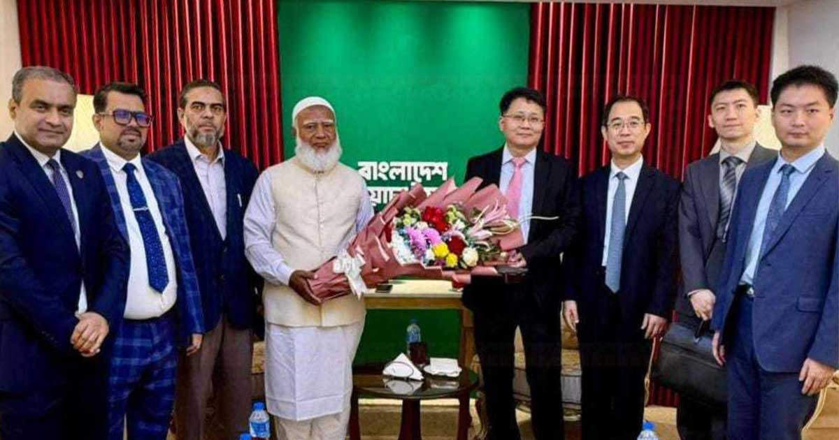 জামায়াত আমিরের সঙ্গে চীনা নির্বাচন পর্যবেক্ষক দলের সাক্ষাৎ