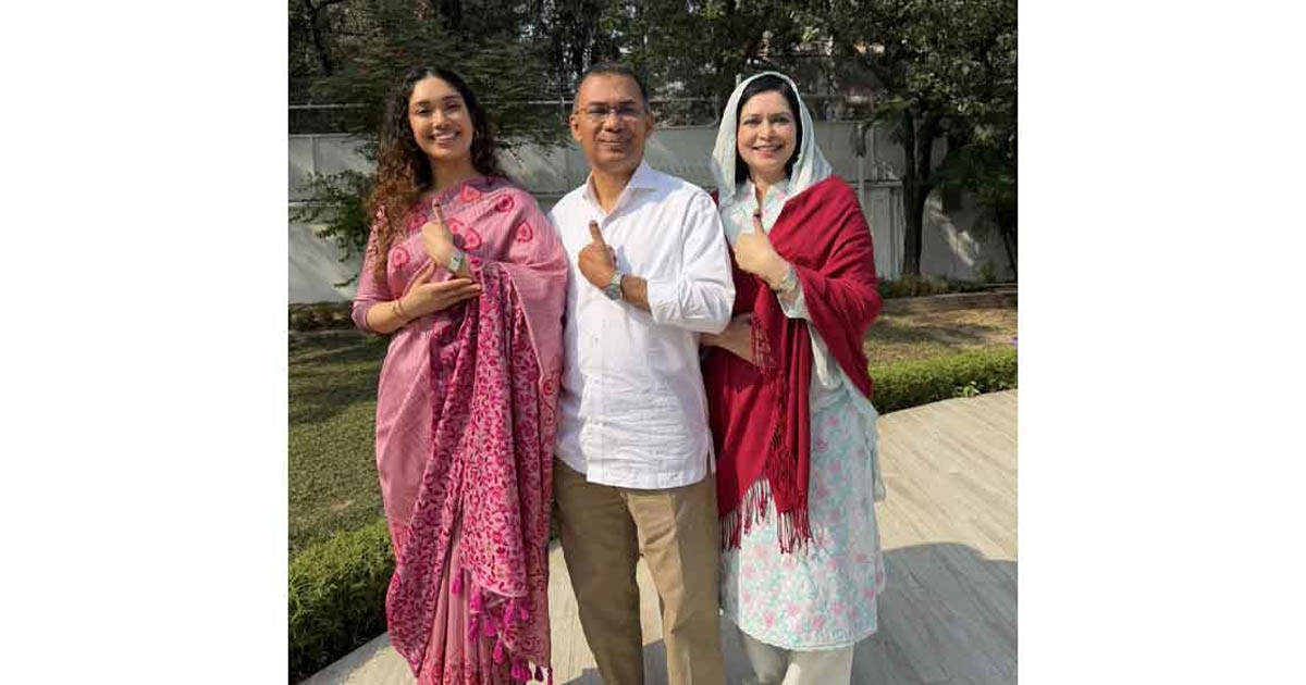 ভোট দিয়ে উচ্ছ্বসিত জাইমা রহমান