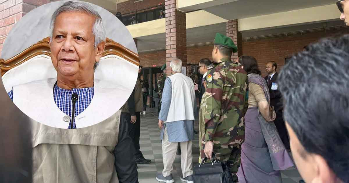 শীর্ষ ৩ নেতার ভোটকেন্দ্র পরিদর্শনে প্রধান উপদেষ্টা