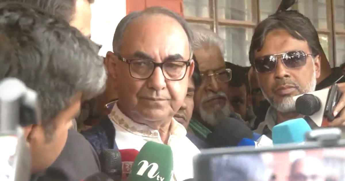 একটি মহল বানানো অভিযোগ করে পরিস্থিতি ঘোলাটের চেষ্টা করছে: মির্জা আব্বাস