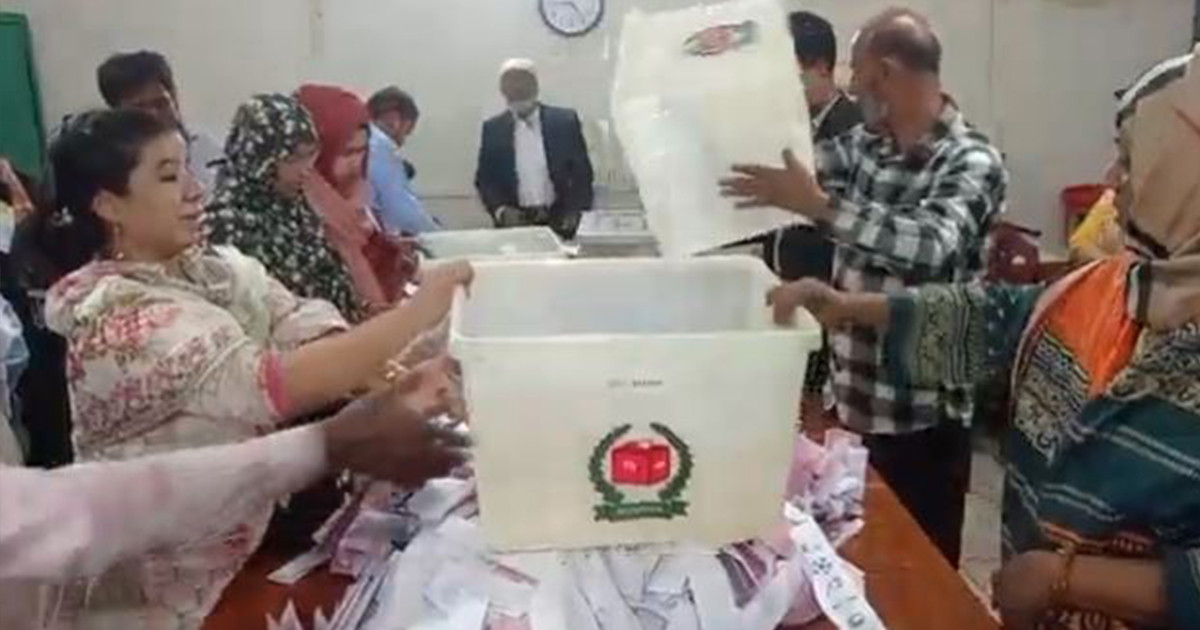 ব্রাহ্মণবাড়িয়ার ৬টি আসনে ভোট গণনা চলছে