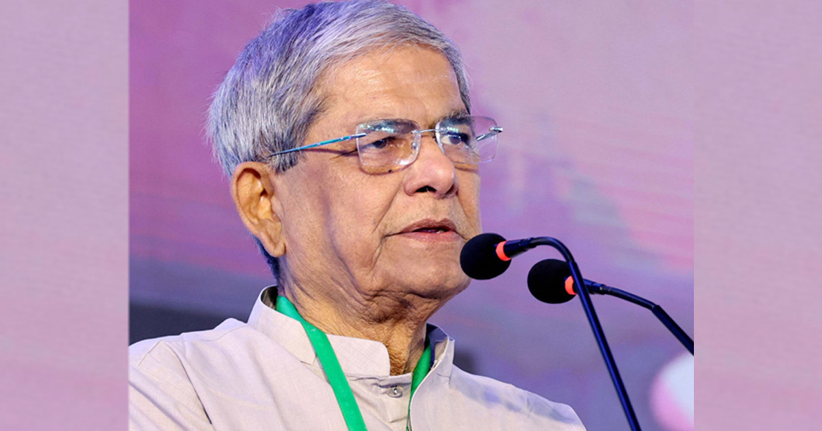 সরকার গঠন কবে, যা জানালেন মির্জা ফখরুল