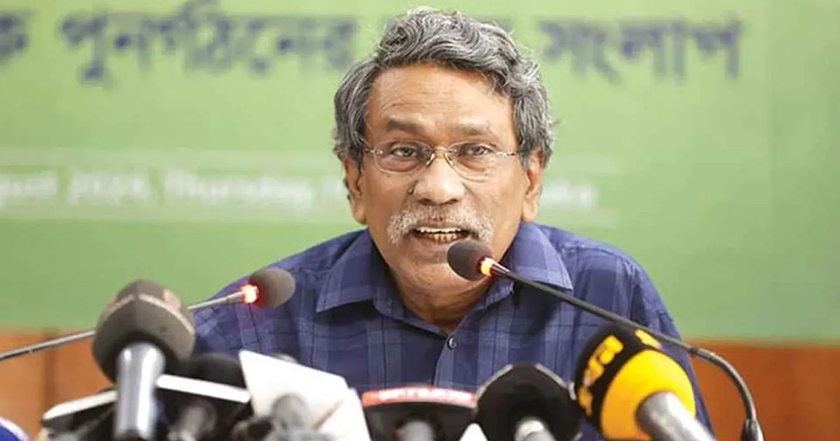 শনিবার প্রেস ব্রিফিং করবেন অধ্যাপক আলী রীয়াজ