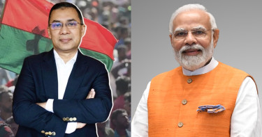 তারেক রহমানকে অভিনন্দন জানালেন নরেন্দ্র মোদি