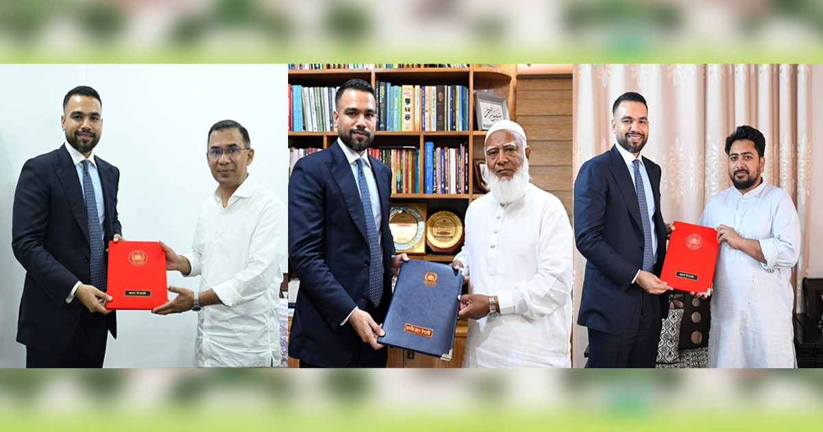 তারেক রহমান, শফিকুর রহমান ‍ও নাহিদ ইসলামকে প্রধান উপদেষ্টার শুভেচ্ছা