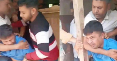 শিক্ষককে মারধরের অভিযোগ, ভিডিও ভাইরাল