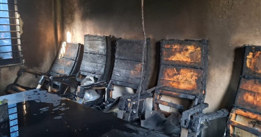 পেট্রোল বোমার আগুনে পুড়ল বিএনপি কার্যালয়