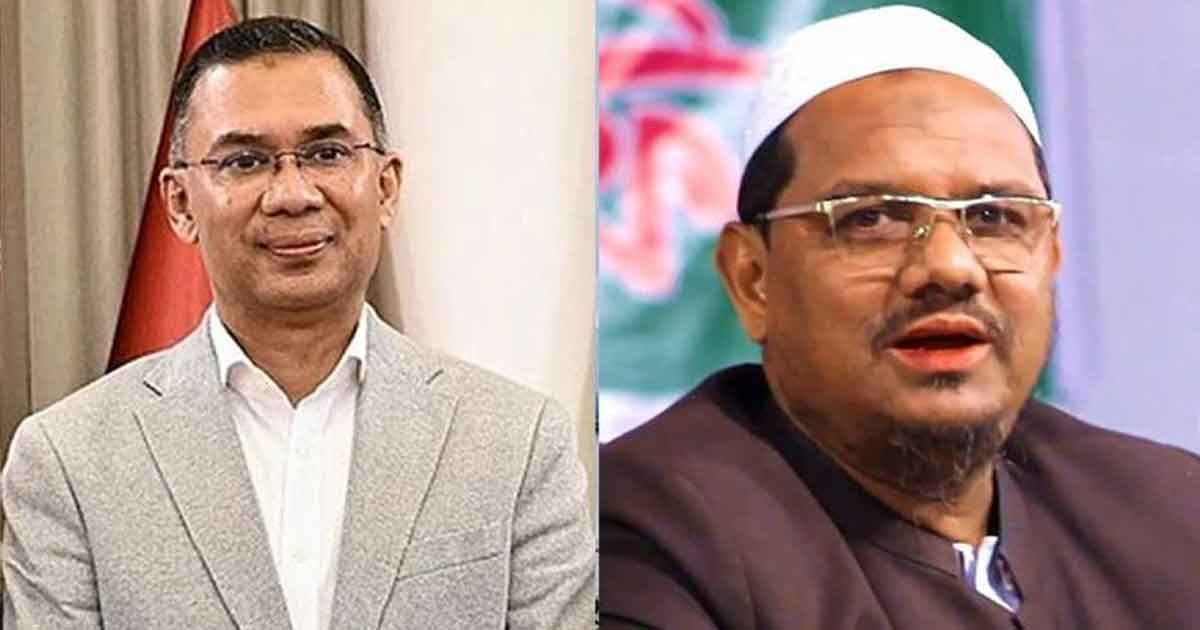 চরমোনাই পীরের বাসায় তারেক রহমান